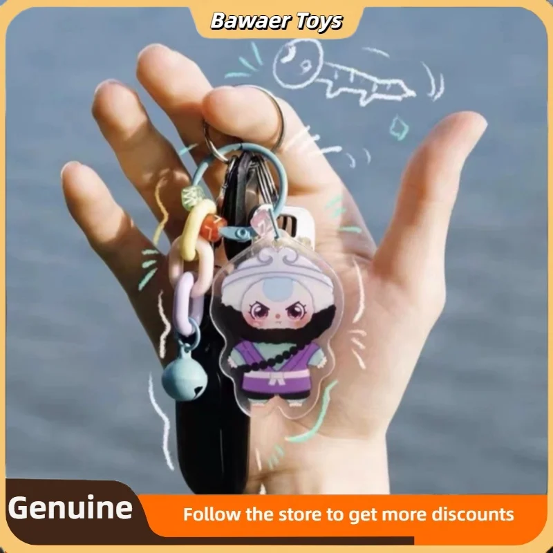 

Authentic Three-Year-Old Acrylic Pendant Keychain Blind Bag Cartoon Backpack Independent Packaging With Number Cute Gift