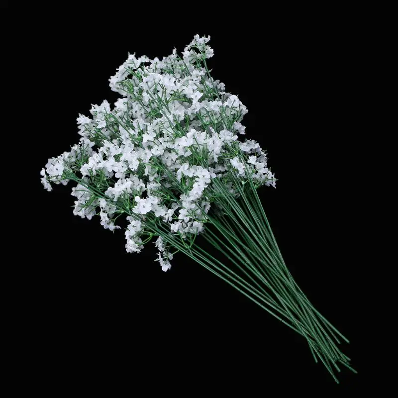 1 for Head Romantic Baby's Breath Gypsophila Silk Flower Party Wedding Home Deco