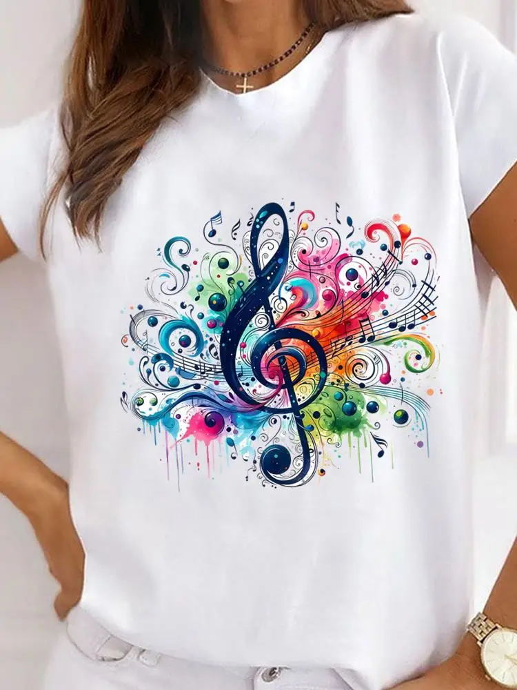 Dames Populaire Casual Vrouwen Grafische T Korte Mouw Tees Kleding Liefdesbrief Leuke jaren 90 Mode Kleding Print O-hals T-shirts