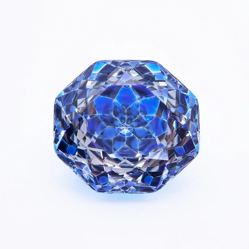 

Cubic Zirconia Rose Cut Sapphire Blue Color Gemstone Bead for Diy Jewelry Making Material