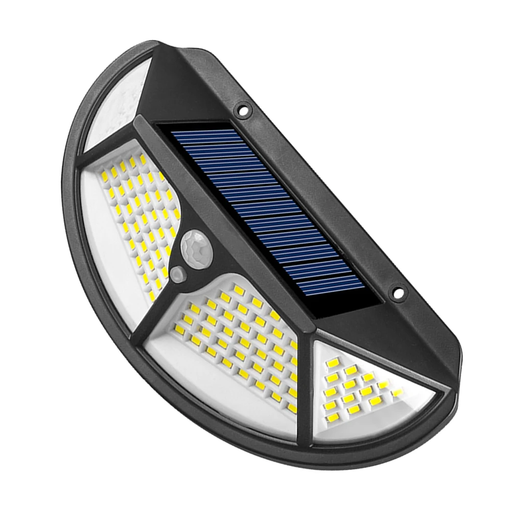 

Solar Sensor Wall Light 4 Sides Motion Outdoor LED Waterproof Patio Deck Fence Driveway Garden Pathway Lights Night Security