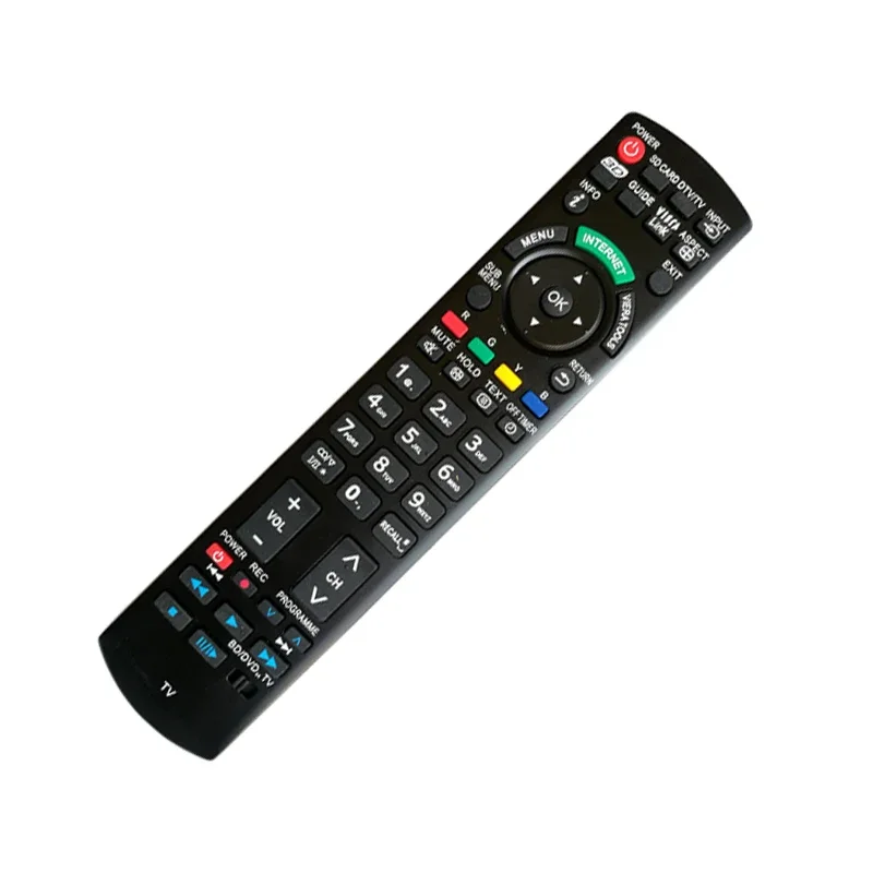 

New Remote Control For Panasonic N2QAYB000807 TX-L32EM5E TX-P50S30B TH-50PV70PA LED Viera HDTV TV