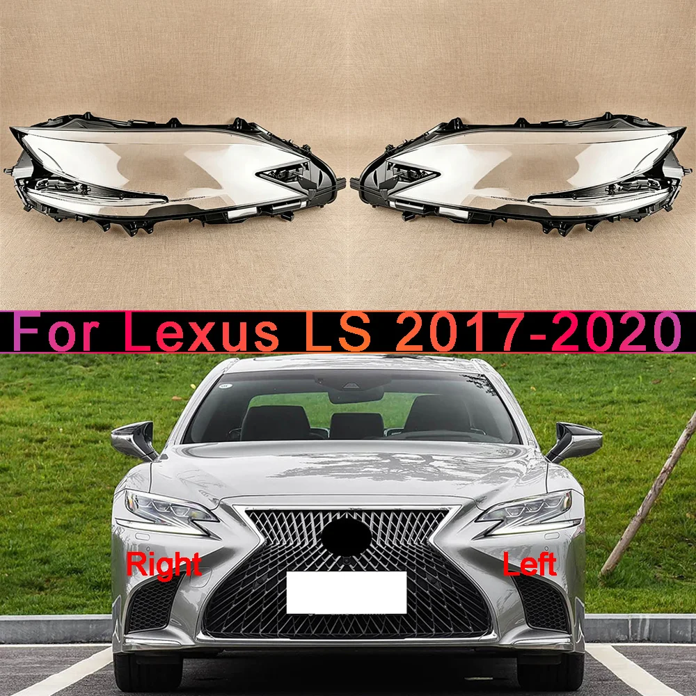 

For Lexus LS 2017 2018-2020 Front Headlamp Cover Transparent Mask Lamp Shade Headlight Shell Lens Replace The Original Lampshade