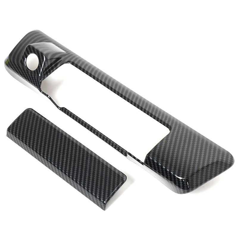 

For Isuzu D-MAX 2022-2025 ABS Carbon Fiber Car Tailgate Handle Cover Trim Car Accessories