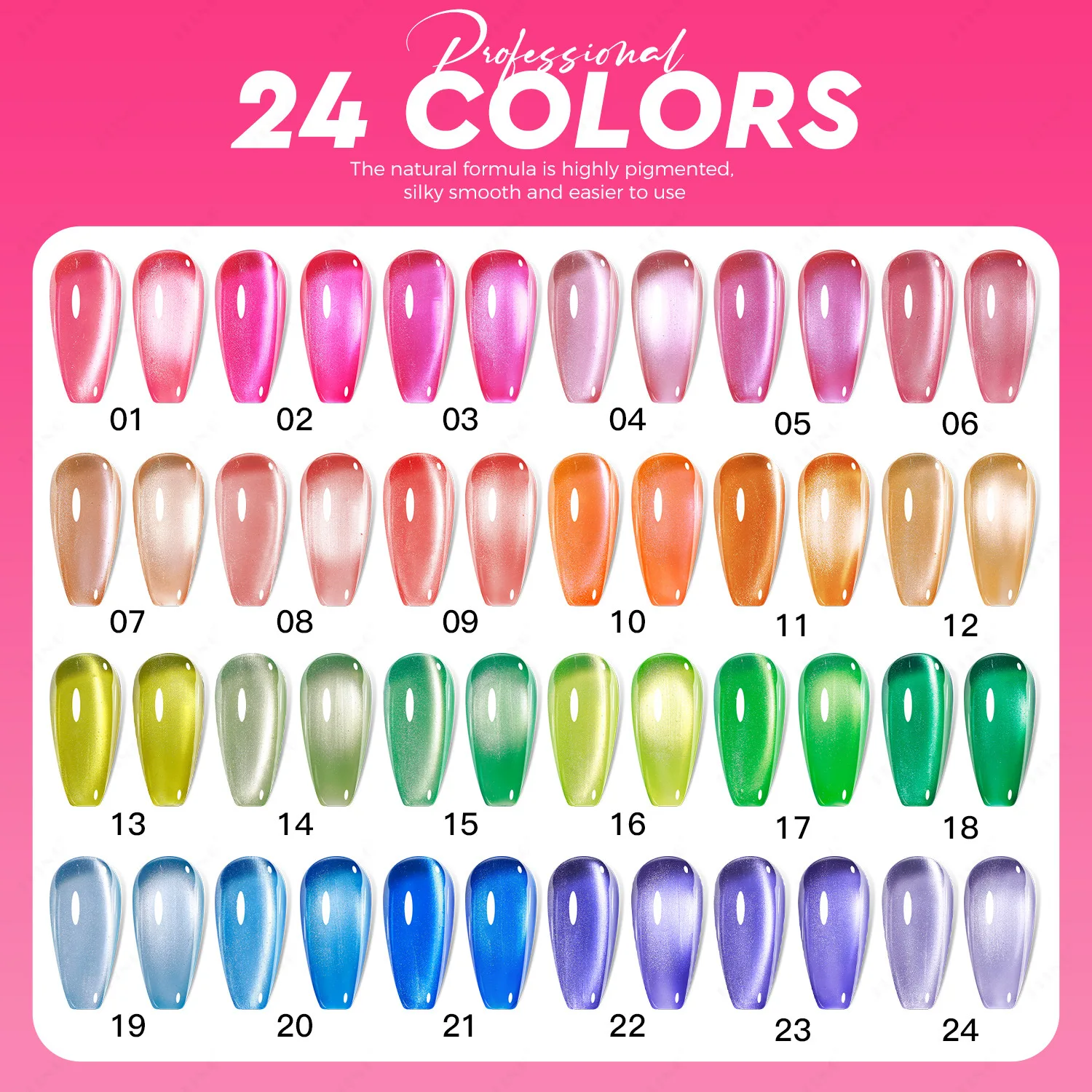 24 Farben 3D Magnetisches Fluo – Nail Art Emerald Green Bewertung und Preis
