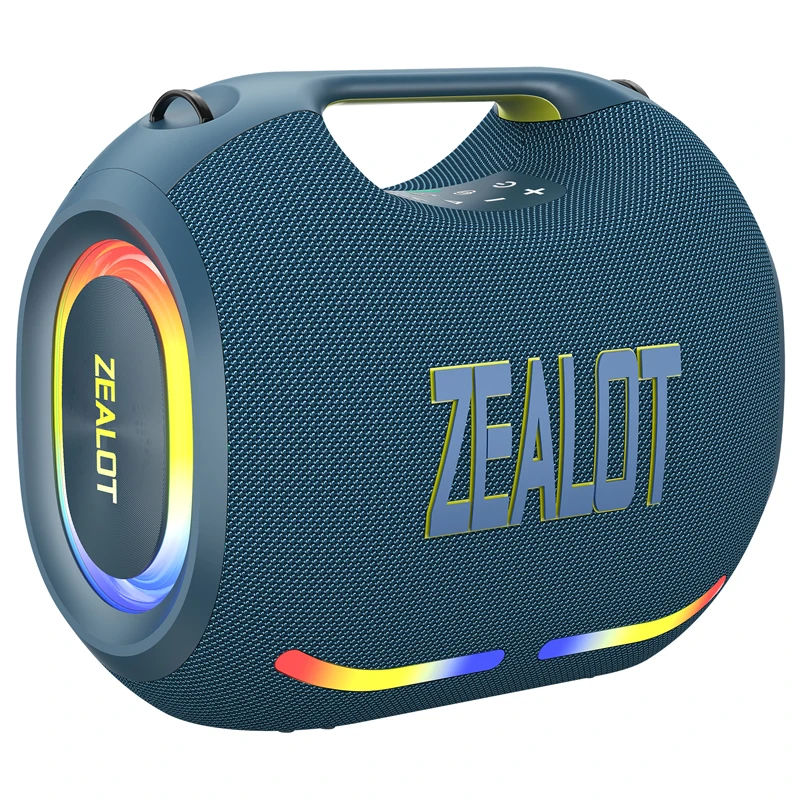 ZEALOT ZE01 120W Wireless Speaker With Carry Handle,EQ Mode, RGB