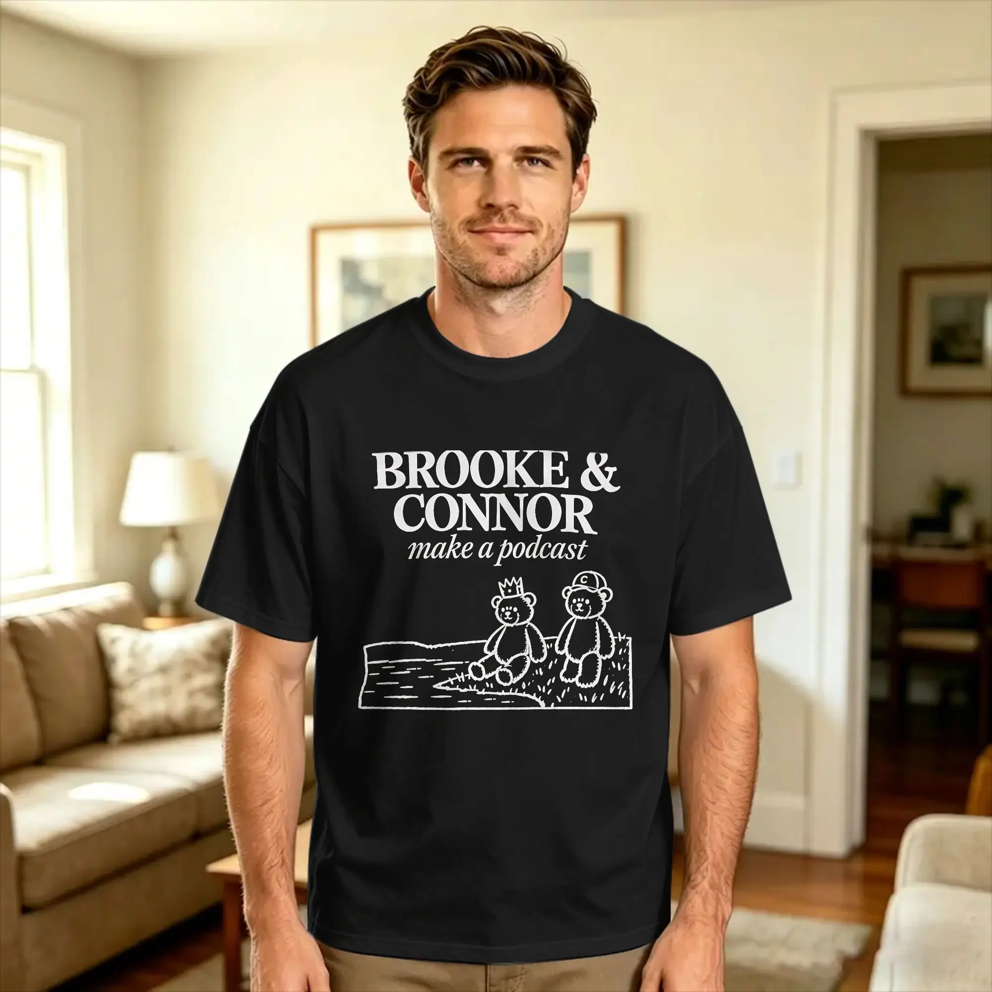 BNCMAP Brooke and Connor Podcast, Humor Internet Culture T Shirt Summer  Hip Hop T-Shirts Cotton O Neck 4XL 5XL 6XL Clothes