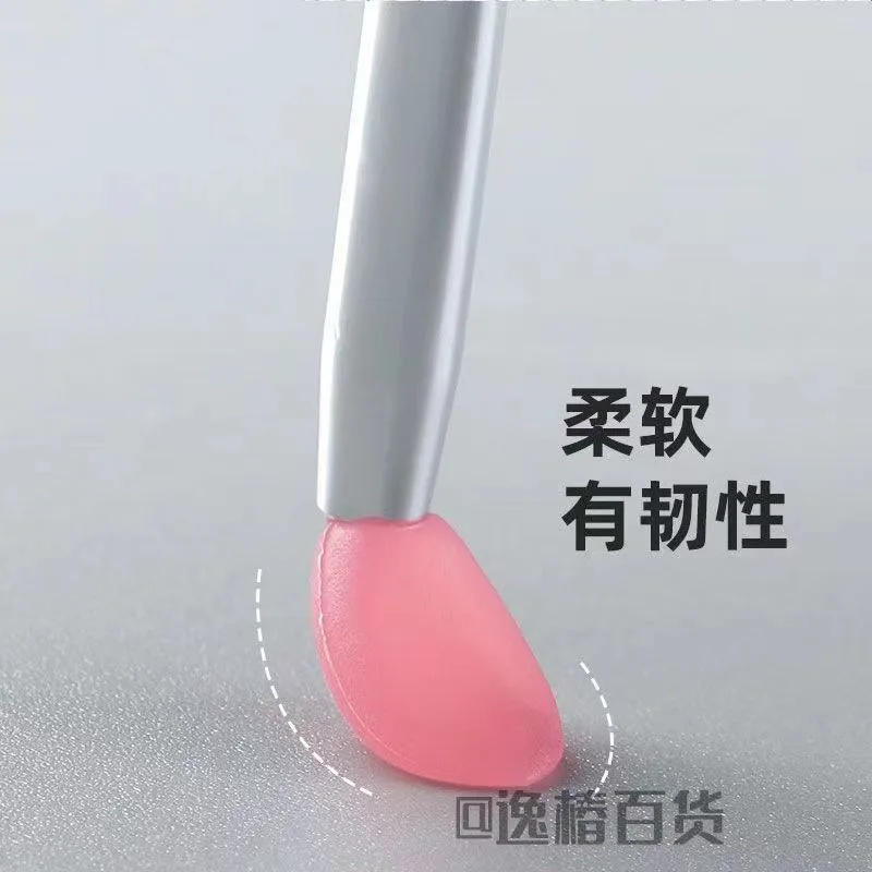 1/3/5 Portable Silicone Lip Brush With Cover Soft Multifunctional Balm Applicator Lipstick Lipgloss Makeup Brushes