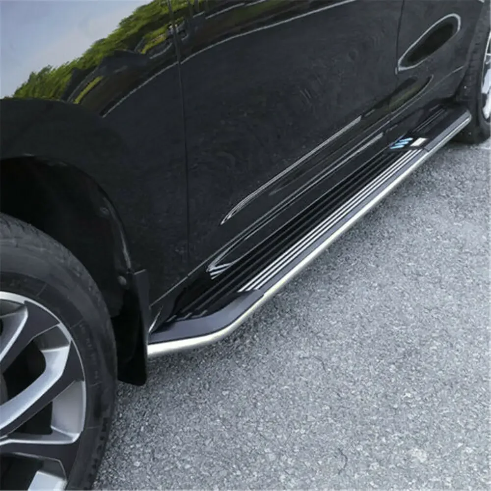 Black Durable Aluminium Alloy Running Board for Chevrolet Traverse 2018-2021