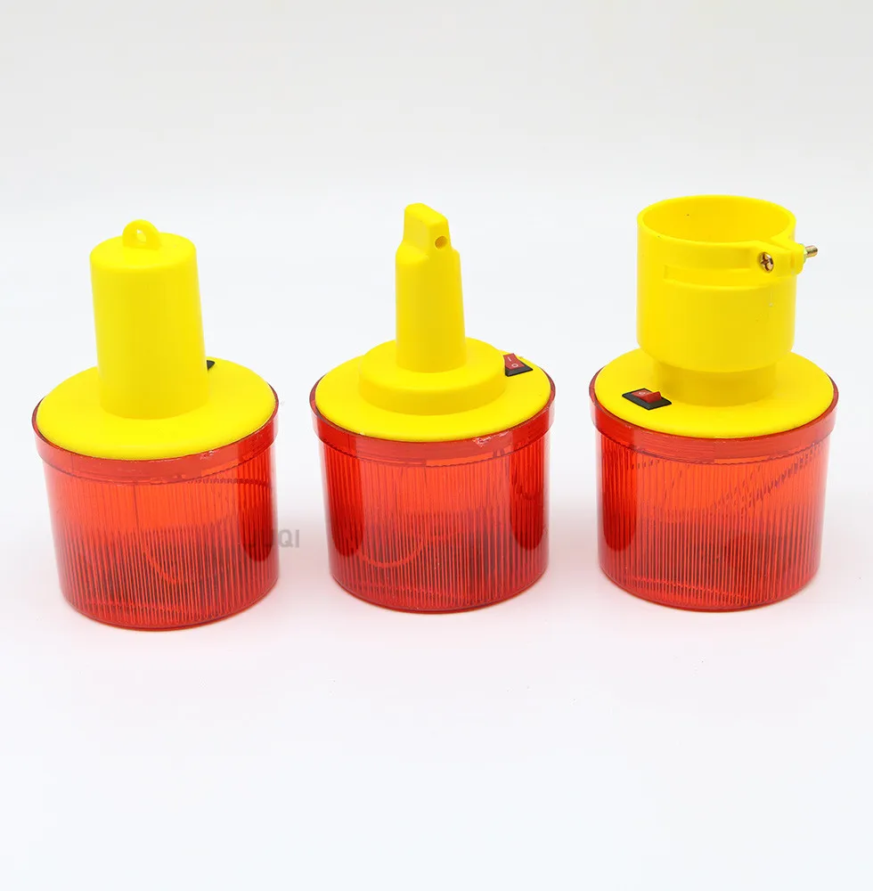 Solar LED emergency warning light night safety traffic warning light outdoor construction flash lamp