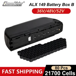 ChamRider ALX149 B Battery box 48V For 21700 Ebike 52V Battery Case 36V Housing 10S8P 13S6P 14S5P
