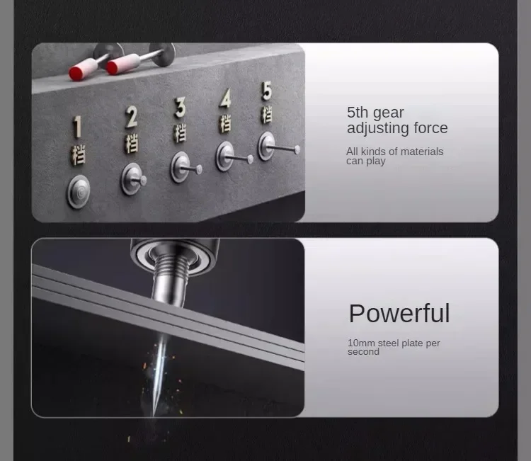 Professional Grade Concrete Steel Nail Gun with Silencer Attachment