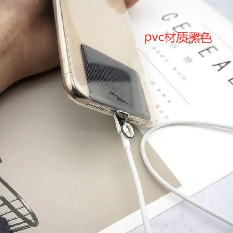 1 Uds. Clip de cuerda colgante para teléfono móvil, Clip de fijación de pasta trasera para funda de teléfono móvil, Clip de cuerda colgante al por mayor, Clip para funda de teléfono móvil