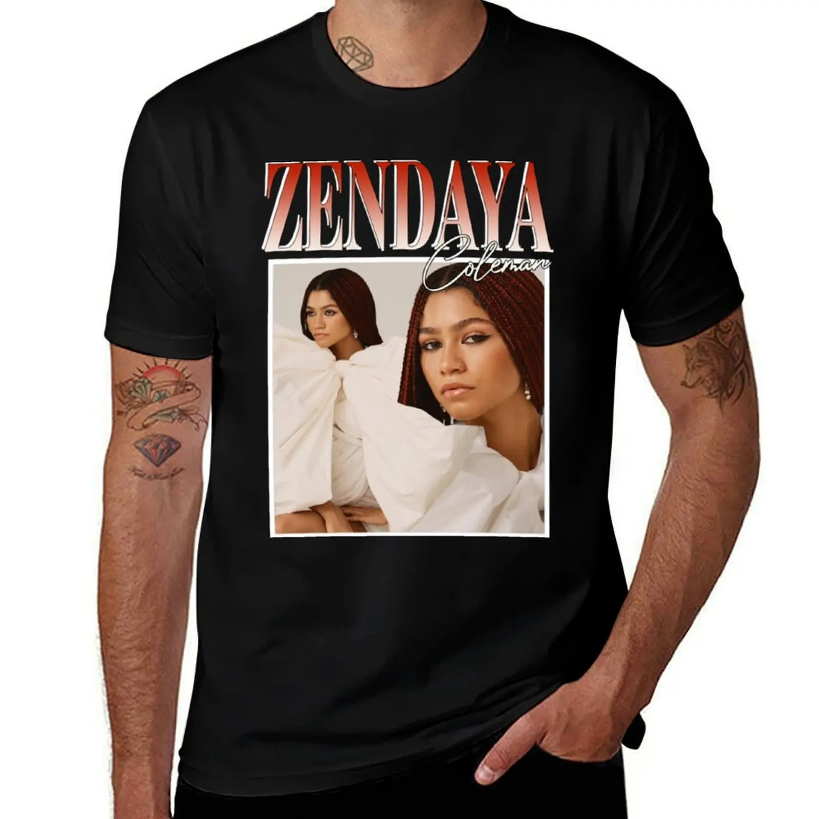 

Zendaya T-Shirt t shirt man plain anime t shirts for man T-Shirt