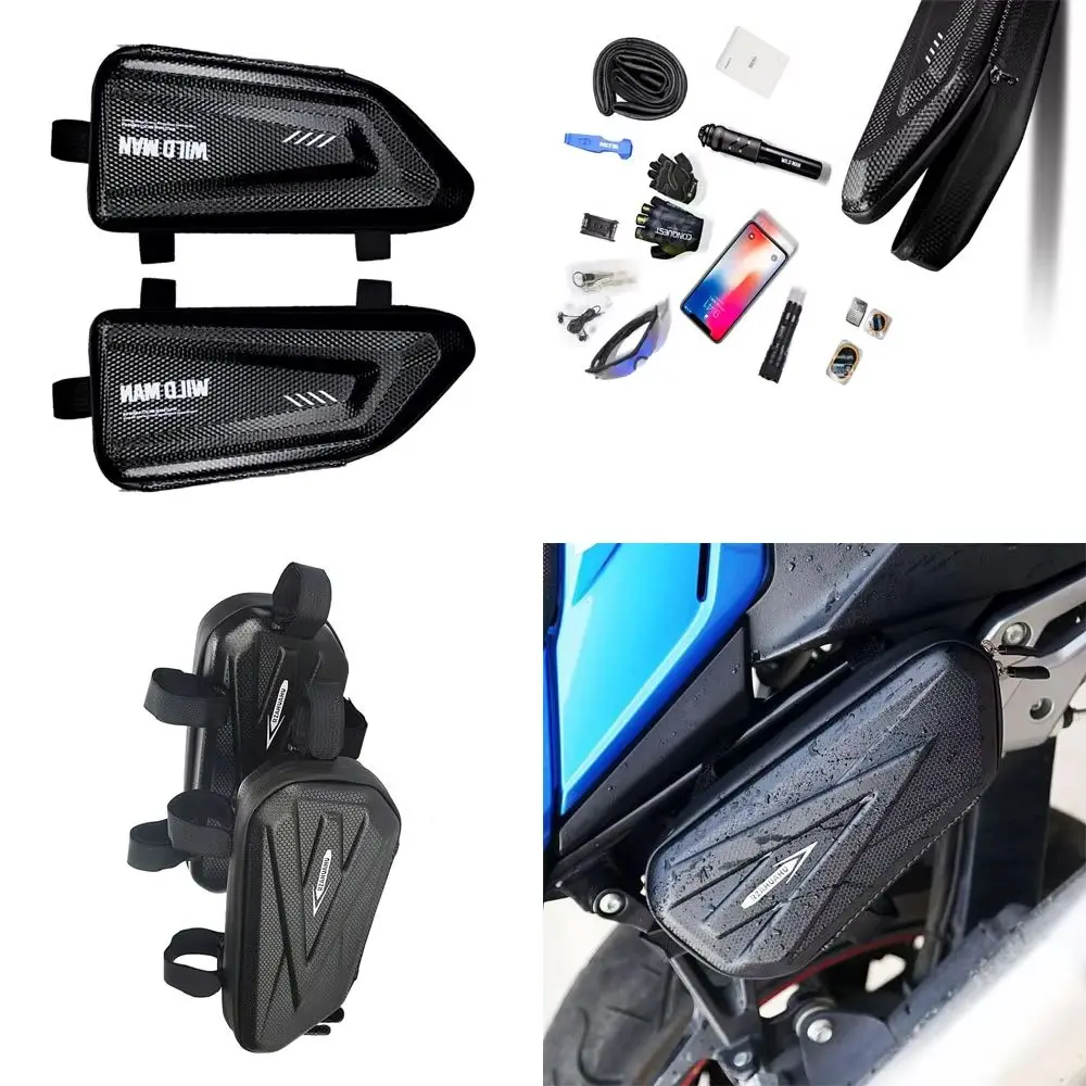 Motorcycle Hard Shell Triangle Side Bag Waterproof Travel Storage Pouch For BMW R1250GS S1000XR F900XR F900R G310R