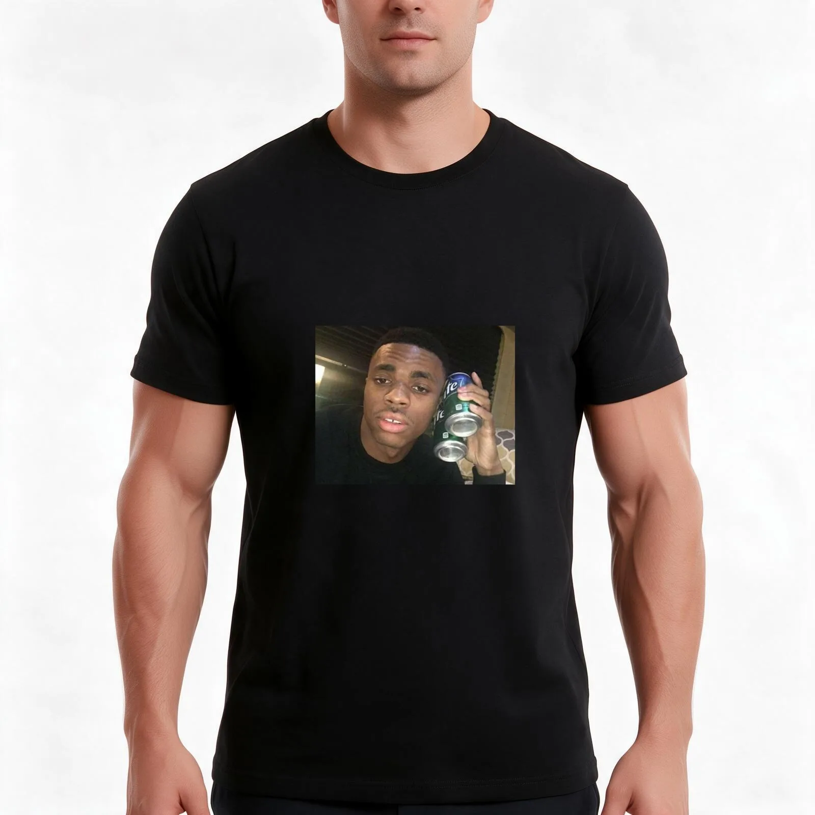 VINCE STAPLES PLEASE GRAB A SPRITE T-Shirt Summer Casual Cotton Tee Oversized Streetwear Tops Vintage Graphic Print