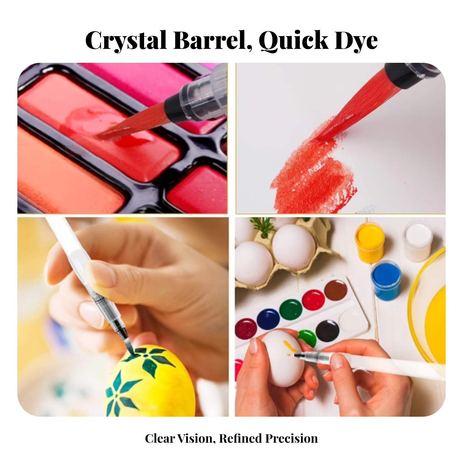 Water Brush Pen with Nylon Tip Easy to Use Refillable Water Brush with Reservoir Watercolor Pens Quick Cleanup Brushes