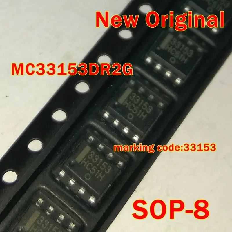 

1Pcs to 100Pcs Mc33153Dr2G Sop-8 New Original Marking Code:33153 Single Igbt Gate Driver