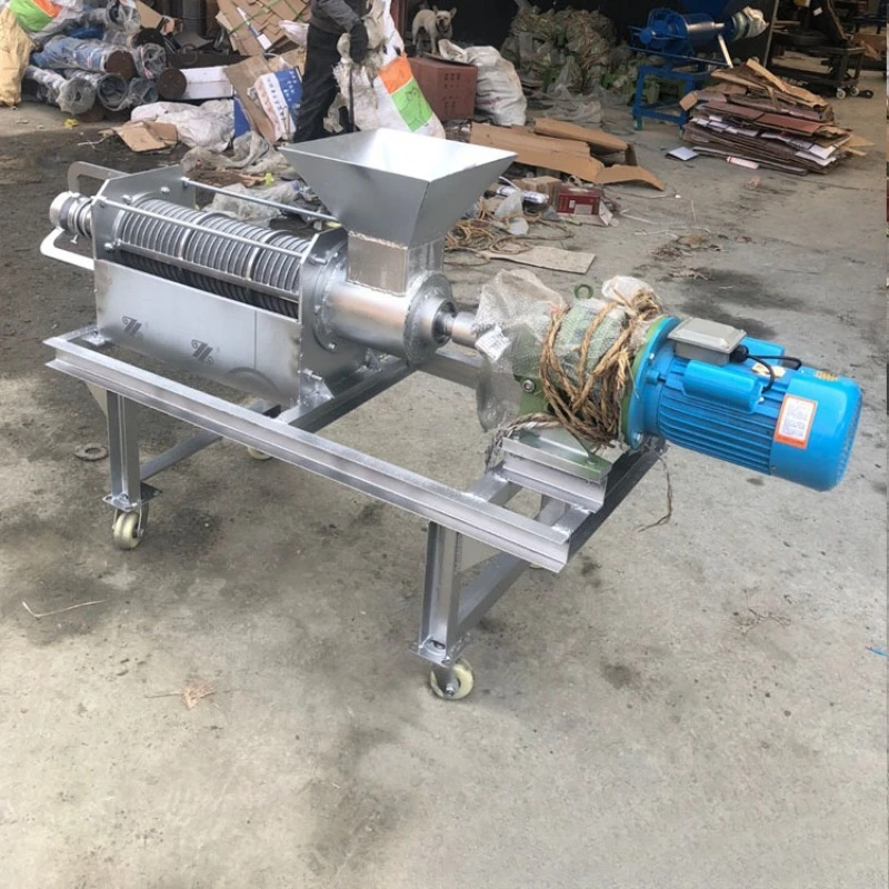 Pig manure dehydrator in pig farm, solid-liquid cow manure screw extruder, drying and separation