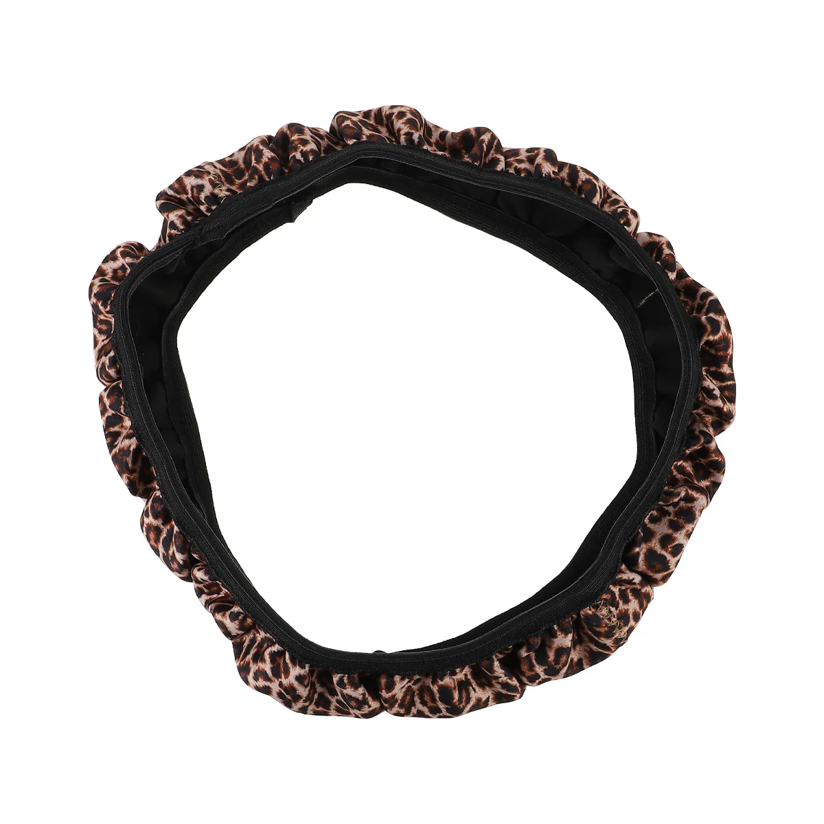 Leopard Pattern Steering Wheel Cover Car Universal Steering Wheel Sleeve Auto Interior Accessories Steering Covers