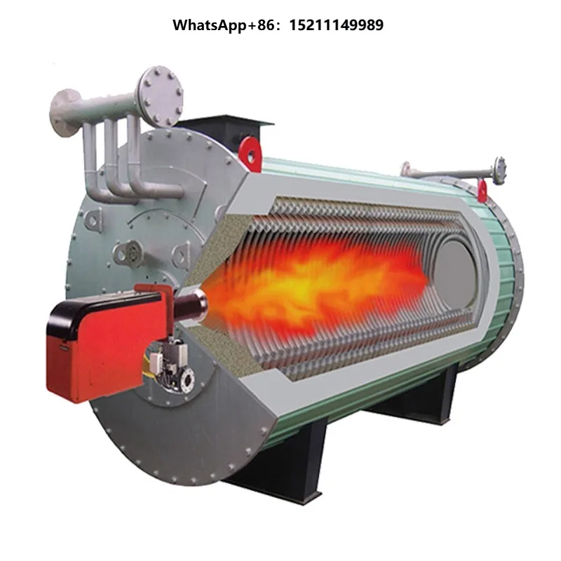 Industrial Thermal Fluid Heater 1000kg 2ton Waste Oil Boiler Industrial Thermal Oil Boiler System