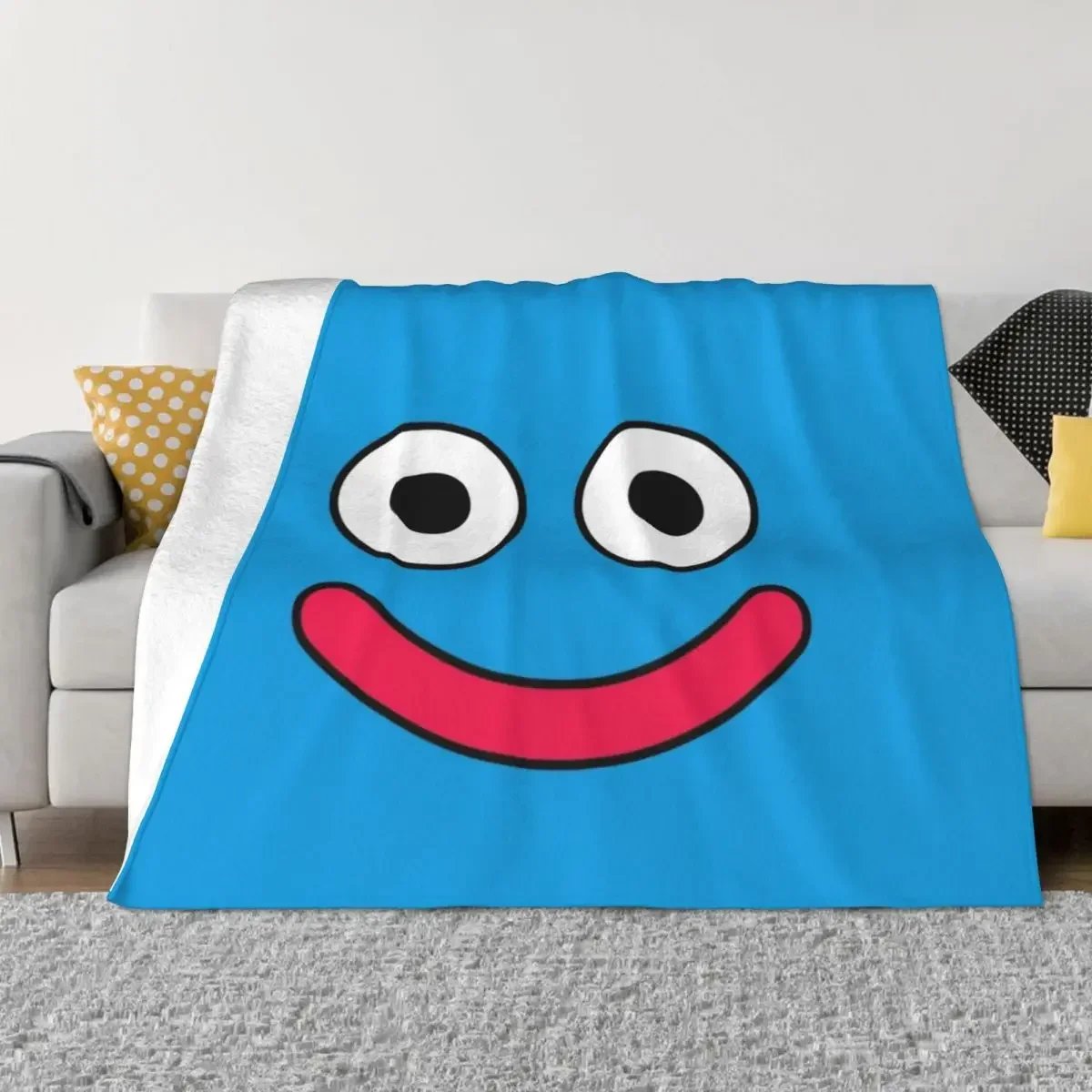 Dragon Quest Slime Throw Blanket Hairy Blanket Decorative Bed Blankets blankets and blankets