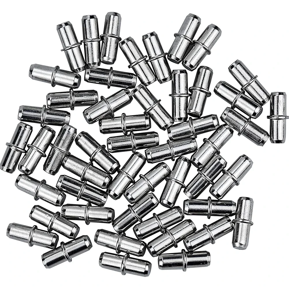 50PCS Shelf Support Pegs Iron For Cabinet Furniture Closet Bracket Nickel Plated Pins Shelf Pins image 5