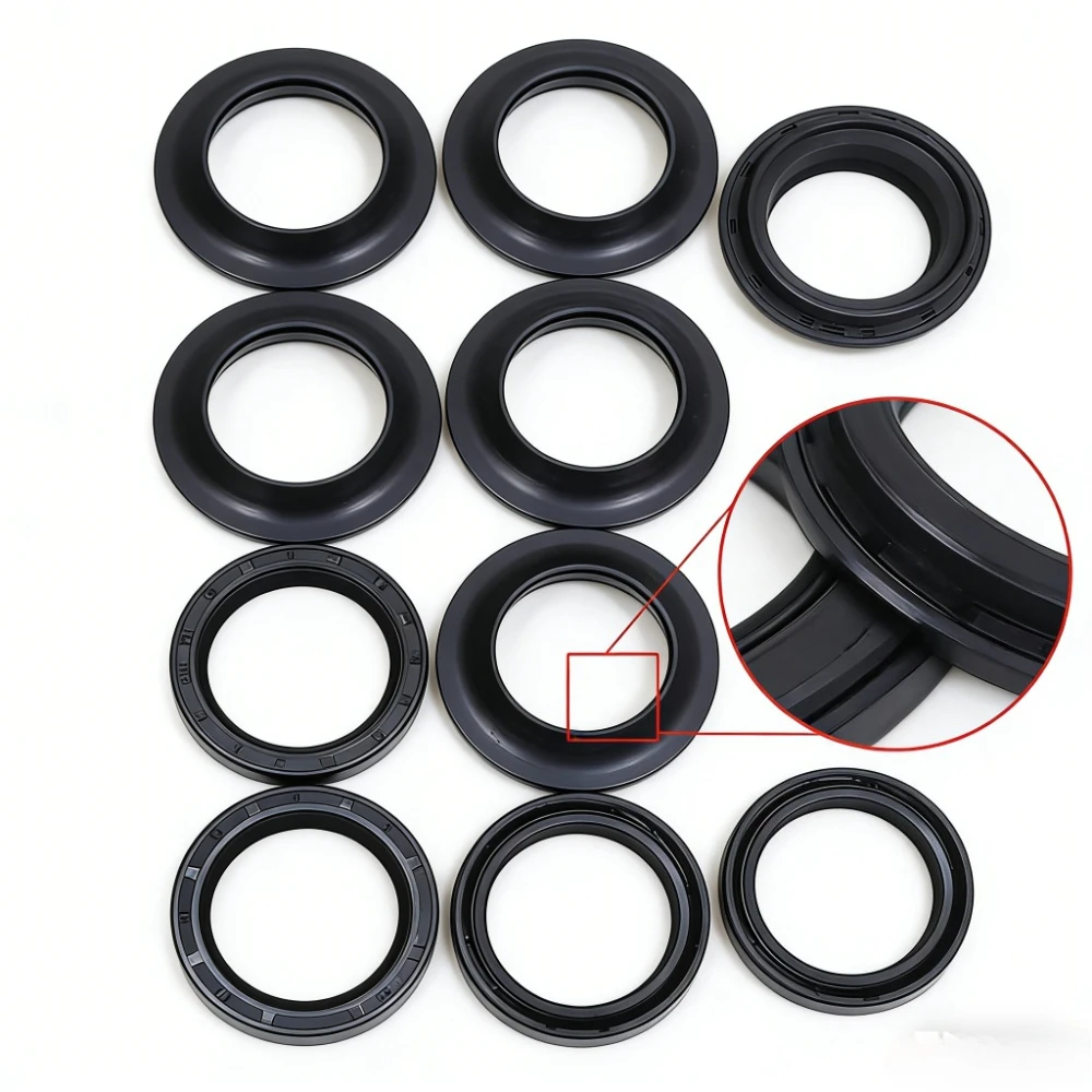

2/4/8pc 26X37X10.5 Motorcycle Front Fork Oil Seal & 26X37 Dust Cover For Honda DIO VISION NSC 50 NSC50 NSC 110 NSC110 2011 2012