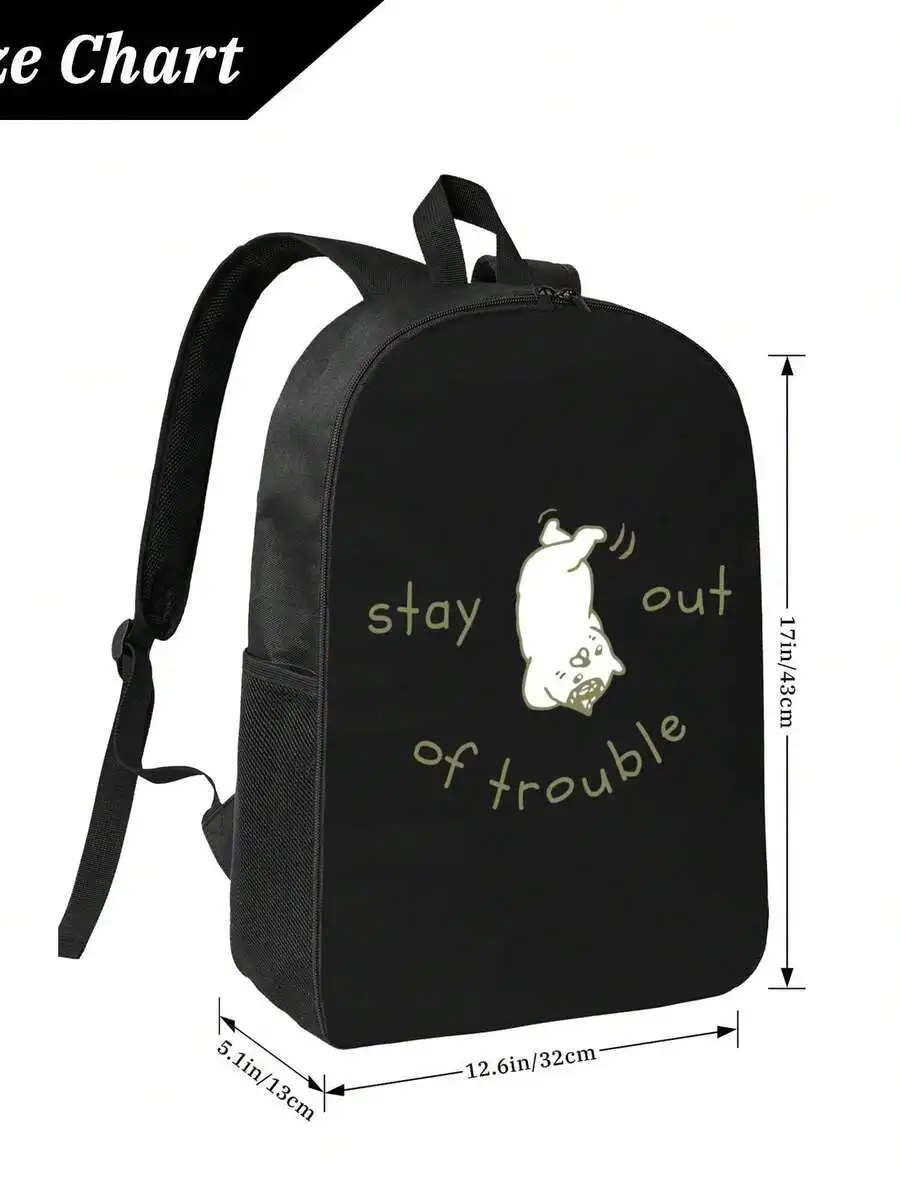 

Stay Out Of Trouble Waterproof Backpack Large Capacity Anti-Theft Laptop Bag Travel School College Work Casual Lightweight