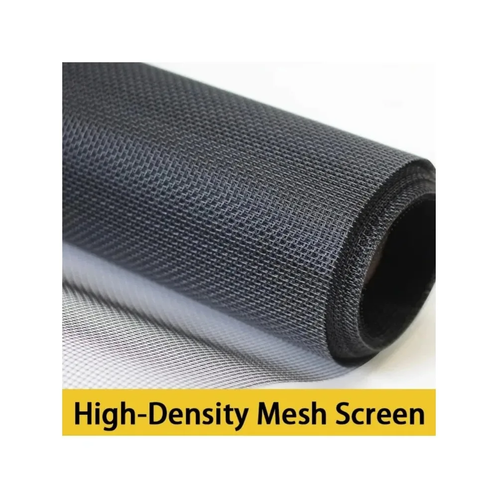 Purpose Use Window and Door Screen Black Nano PP Mesh Screen – Anti-Mosquito, Breathable, Light-Transmitting for Multi