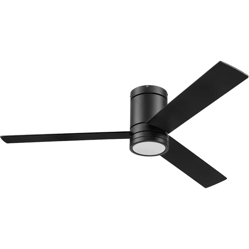 

Prominence Home Espy, 52 Inch Flush Mount Contemporary Indoor LED Ceiling Fan with Light, Remote Control,