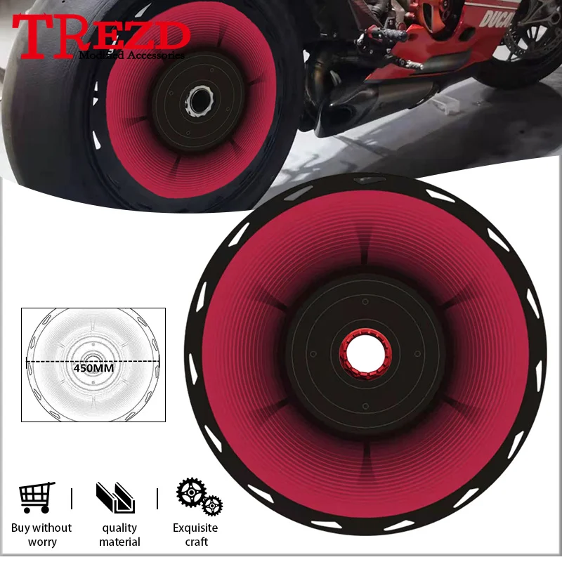 

2024 Hot Sales For 1199 Panigale R S 1199 Panigale tricolore Motorcycle ABS Modified Rear Gear Disc Wheel Rim Protective Cover