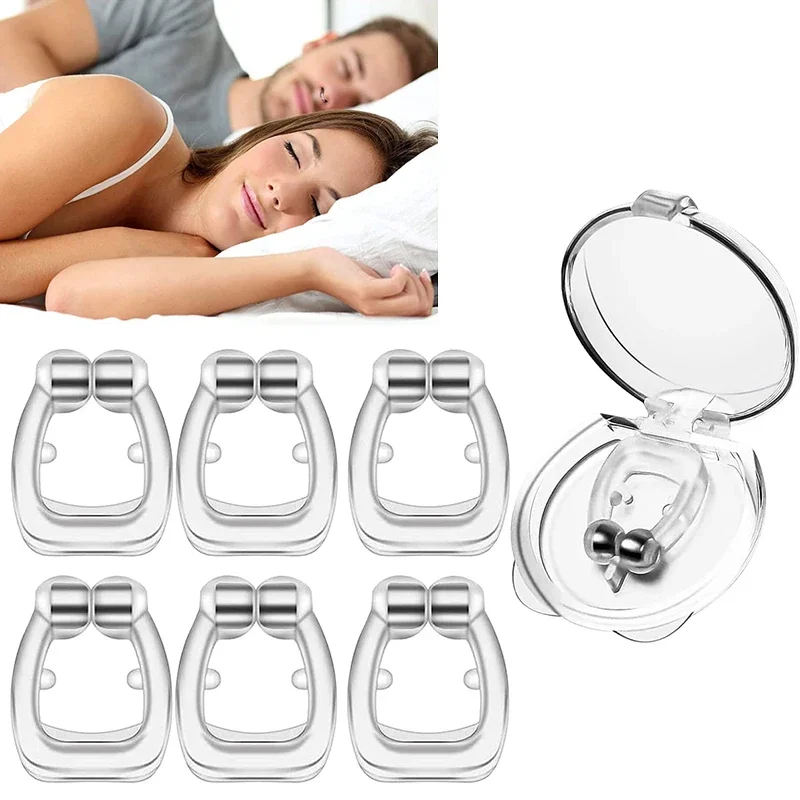 Noseclip Silikon Manyetik Horlama Tutucu Mini Taşınabilir Ve Kolay Yumuşak Havalandırma Burun Mandalı Fizik Tedavi