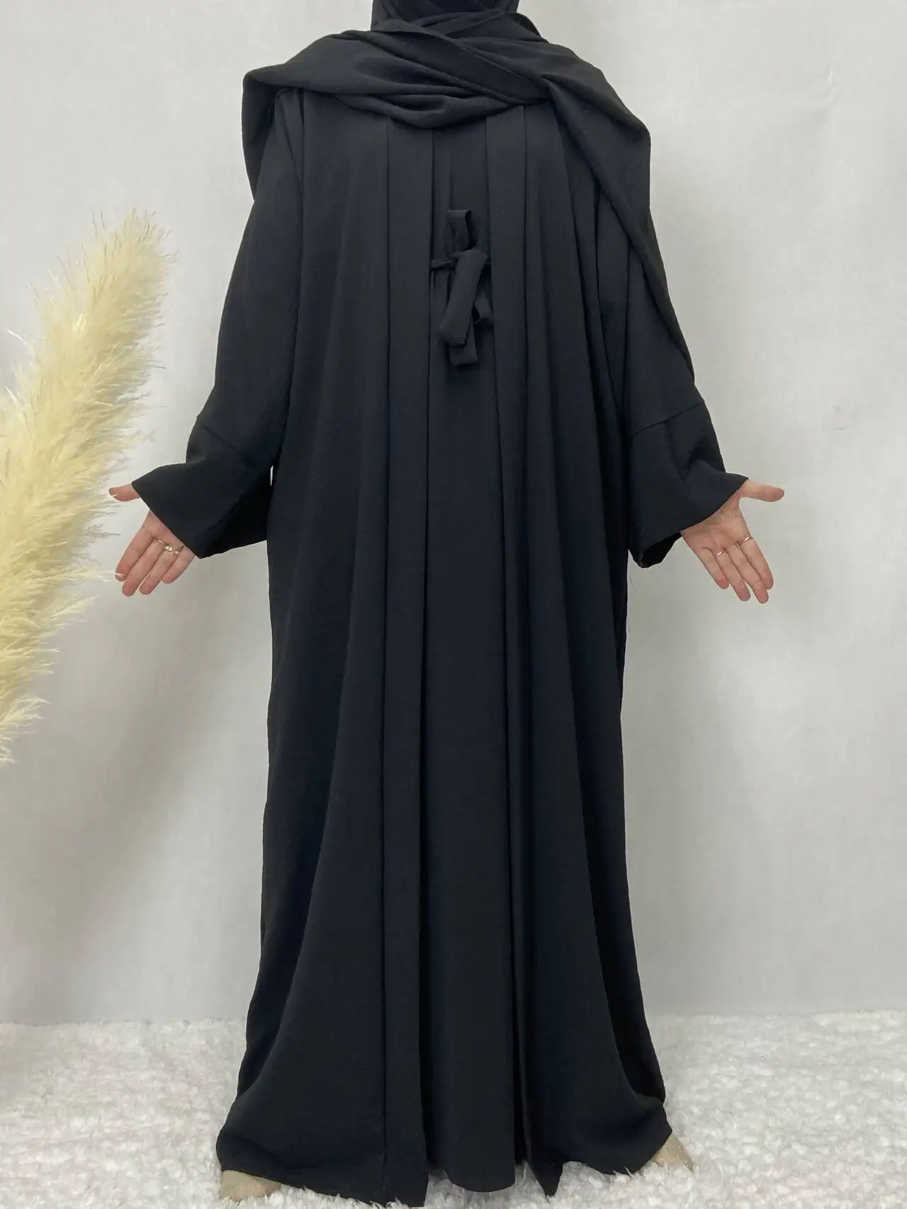 Turkish Solid Color Plus Size Abayas for Women Kaftan Caftan Abayas Evening Dress Dubai Moroccan Long Sleeve Muslim Dress Women