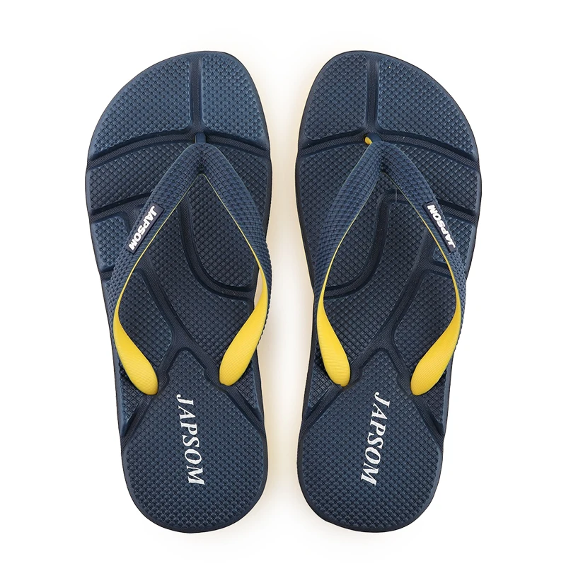 Hot Selling Blue Summer Man Flip-Flops Plus Size 46 Comfort Mens Massage Slippers Non-Slip Flat Slipper for Men Beach Flip Flops