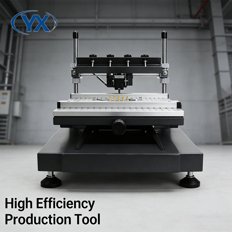 YX3040 Pick and Place Production Line SMT Silk Screen Printing Machine Manual PCB Solder Stencil Printer Machine