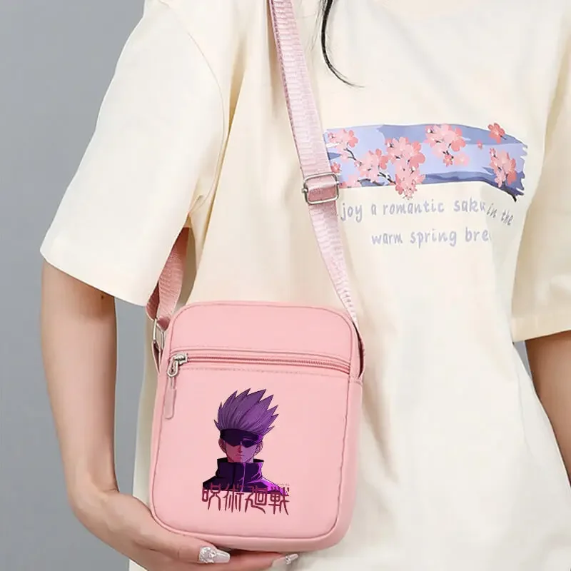 Jujutsu Kaisen série sac à bandoulière Anime Satoru Gojo étudiant décontracté messager sac à bandoulière mode adolescents cadeau d'anniversaire