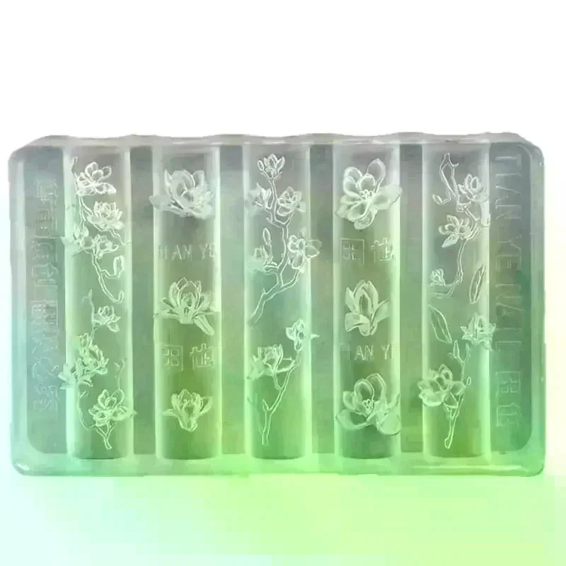 3D Silicone Nail Mold DIY Magnolia Flower Design Nail Art Decorations Nail Transparent Templates Manicure Tool