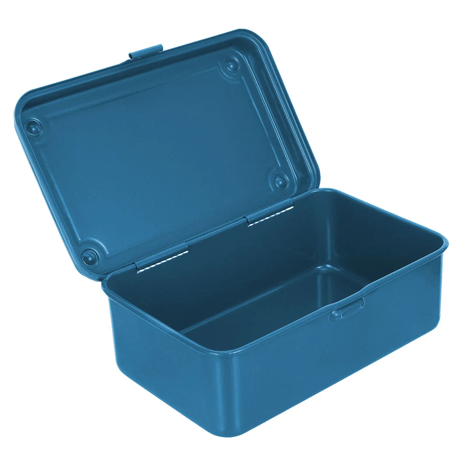 Heavy Duty Iron Toolbox Vintage Style Small Portable Metal Tool Box for Home Workshop Car Emergency Tool Storage Organizer Box