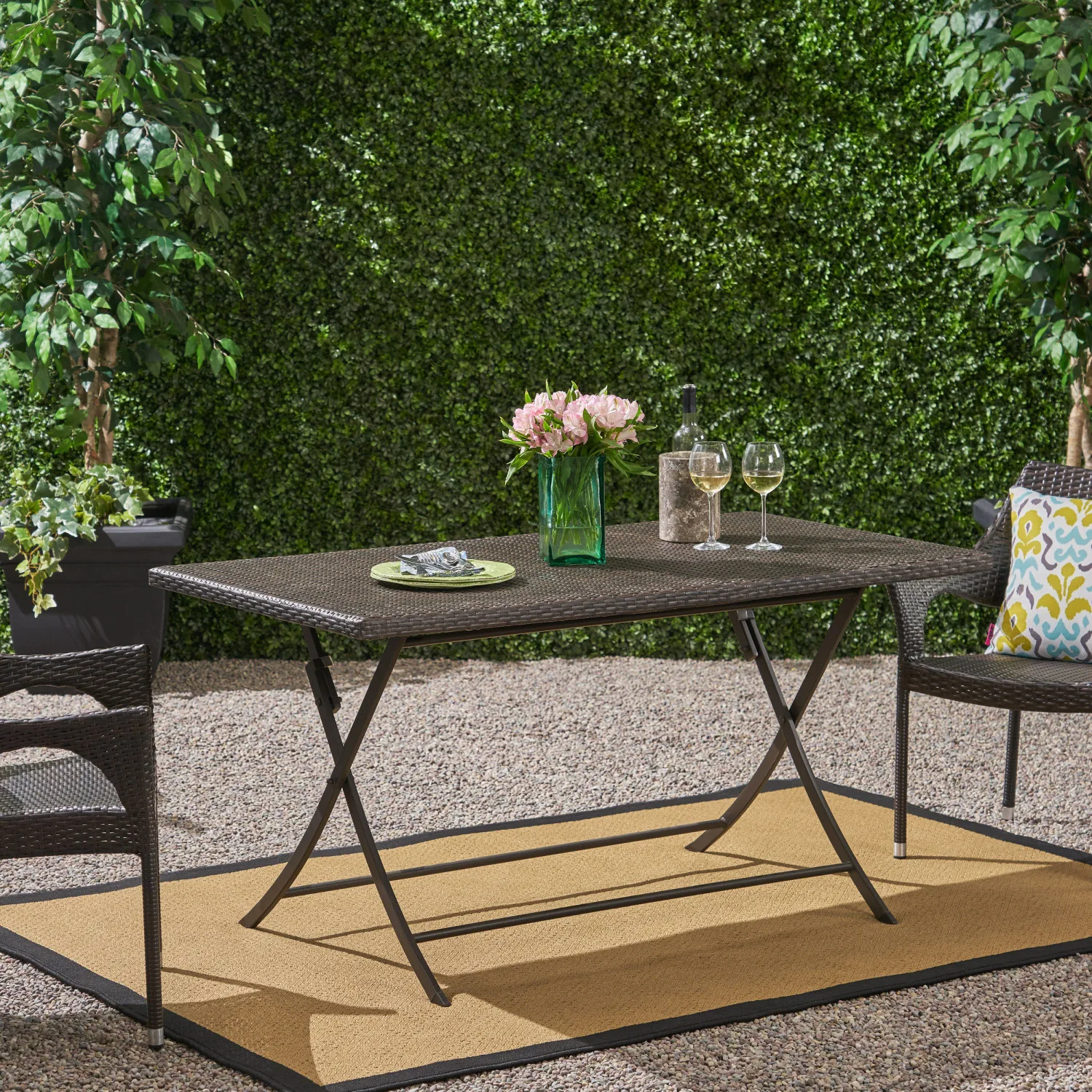

RIAD RECTANGLE FOLDABLE DINING TABLE