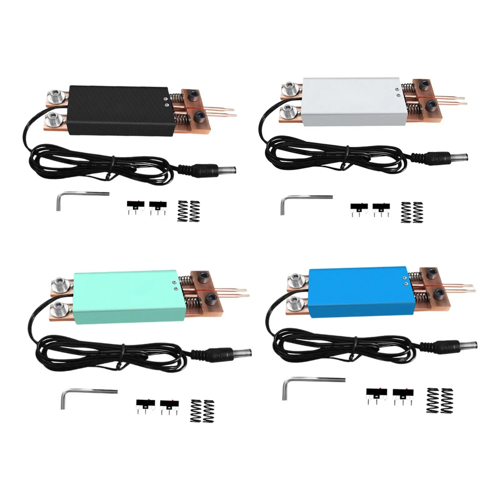 Portable Spot Welding Pen for Battery Pack Assembly with Copper Bar Conductive Tip and Double Spring System