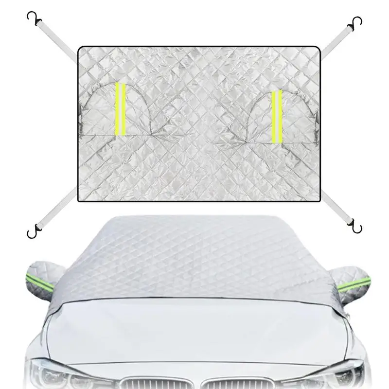 

Чехол на лобовое стекло автомобиля, портативный водонепроницаемый защитный чехол на лобовое стекло, Складной толстый протектор для снега, чехол на лобовое стекло, автомобильные принадлежности