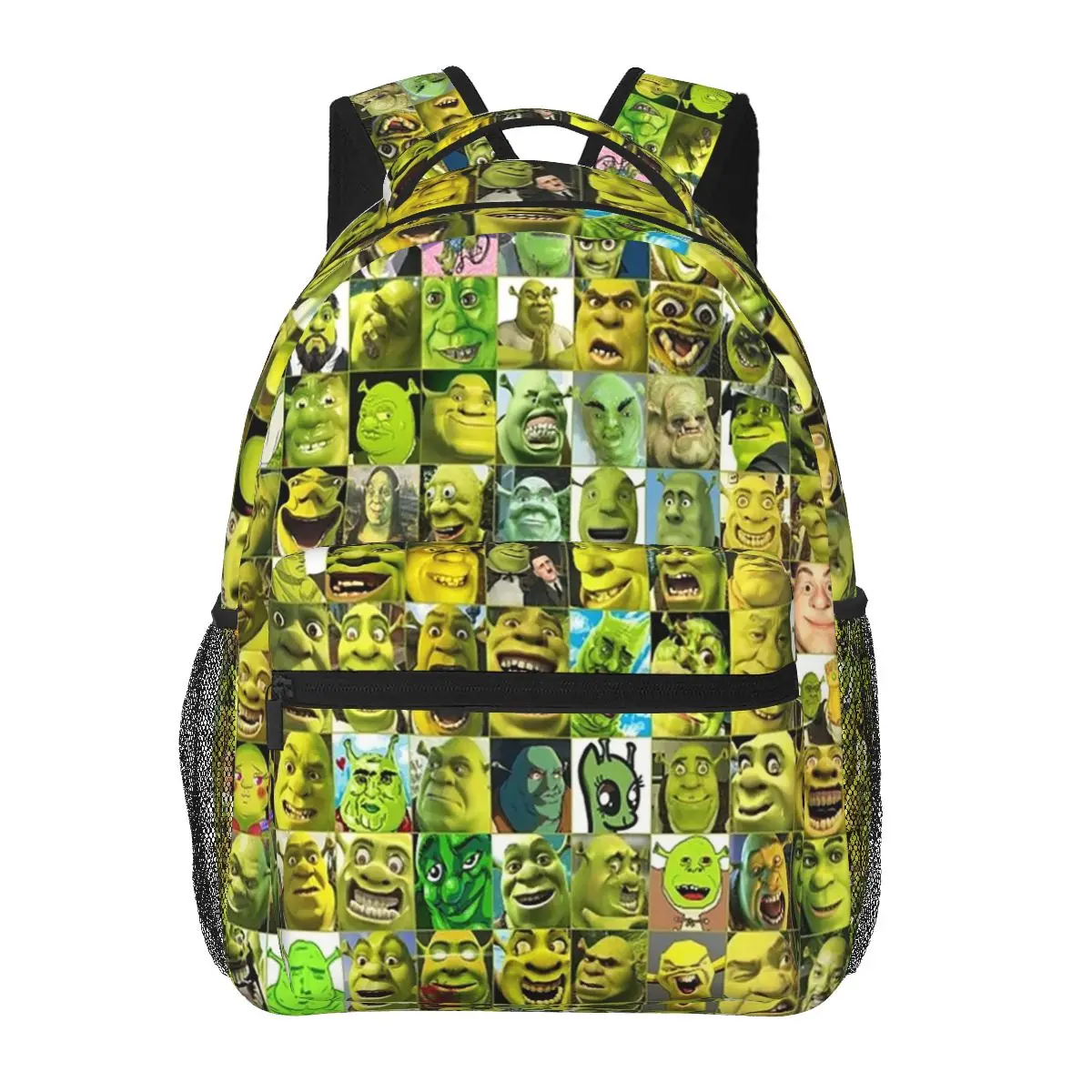 Shrek Backpacks Boys Girls Bookbag Students School Bags Cartoon Travel Rucksack Shoulder Bag Large Capacity