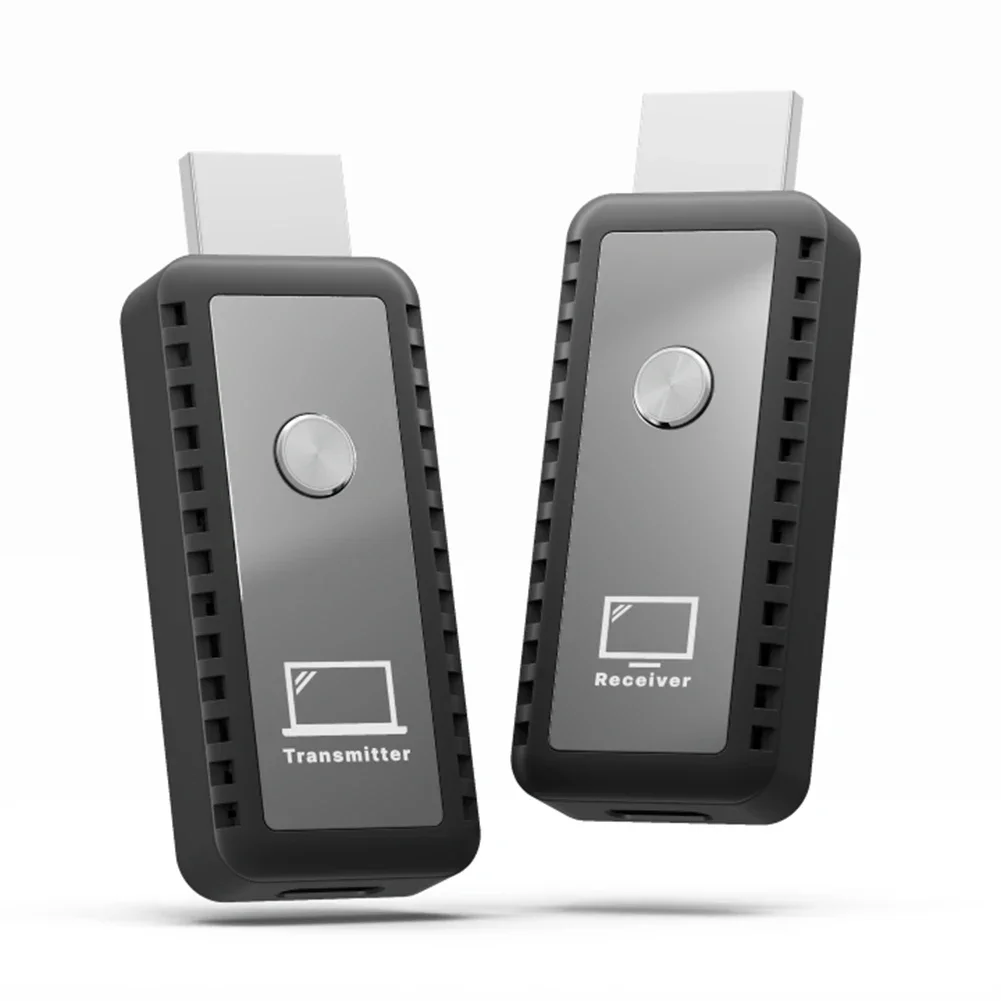 

98FT/30M Wireless WiFi HDMI-Compatible Extender Plug & Play Video Transmitter and Receiver Adapter for Monitor Projector Laptop