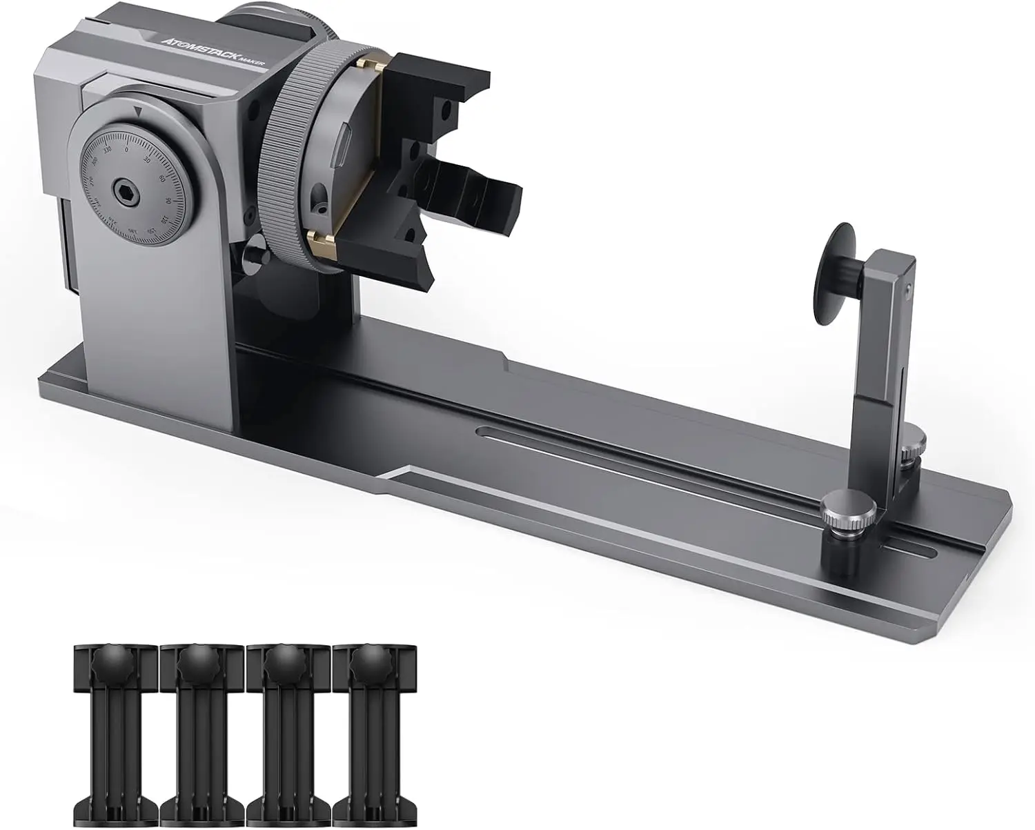 Rullo Laser Atomstack R1-3 In 1 rotante Laser con riser, modulo di incisione multifunzione per incisore Laser, mandrino a mascelle