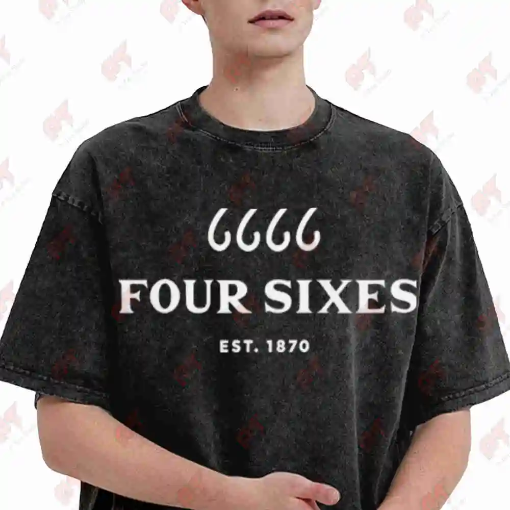 6666 Ranch Four Sixes 1970S Vintage Washed Tee Pure Cotton T-Shirt