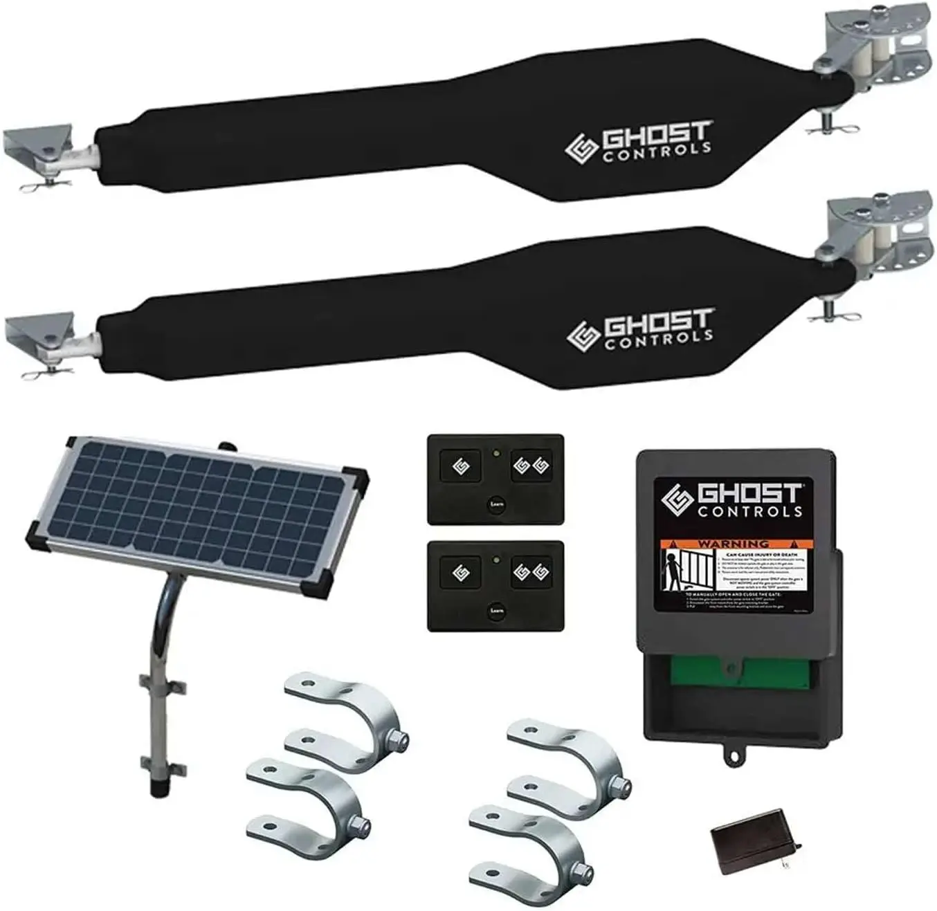 Heavy-Duty Solar Automatic Gate Opener Kit for Driveway Swing Gates