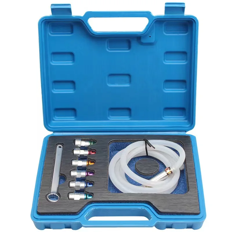Car Brake Oil Drain Wrench Set, Brake Oil Drain Check Valve Hose Auto Repair Tool