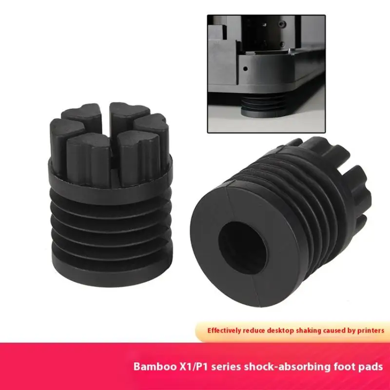 

4 шт. универсальные резиновые вибрационные ножки, противоскользящие противоударные пылезащитные подушечки для деталей 3D-принтера X1/P1