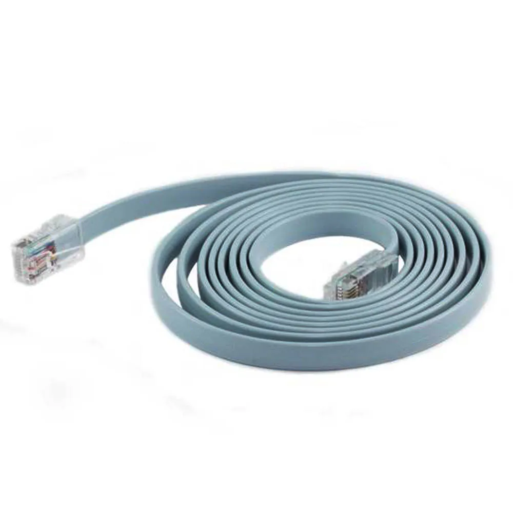 สายเคเบิล RJ45 แบบไขว้ 72-1259-01 ใช้แทนสายเคเบิลแบบแบน 8P สำหรับเราเตอร์ Cisco 600/700/800/7100/3600